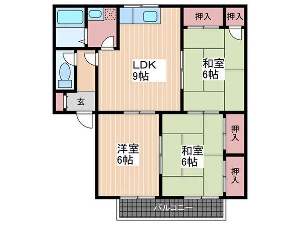 グランデージＫ・Ｍ　Ａの物件間取画像